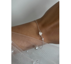 Srebrna Bransoletka z...