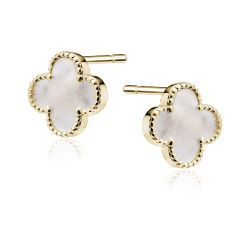 Kolczyki srebrne  z masą...