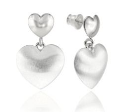 Kolczyki srebrne Amour