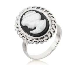 Pierścionek srebrny Amélie