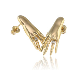 Kolczyki złote Touch