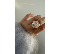 Pierścionek regulowany Rose