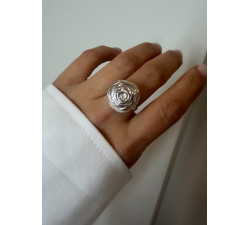 Pierścionek srebrny ROSE No.2