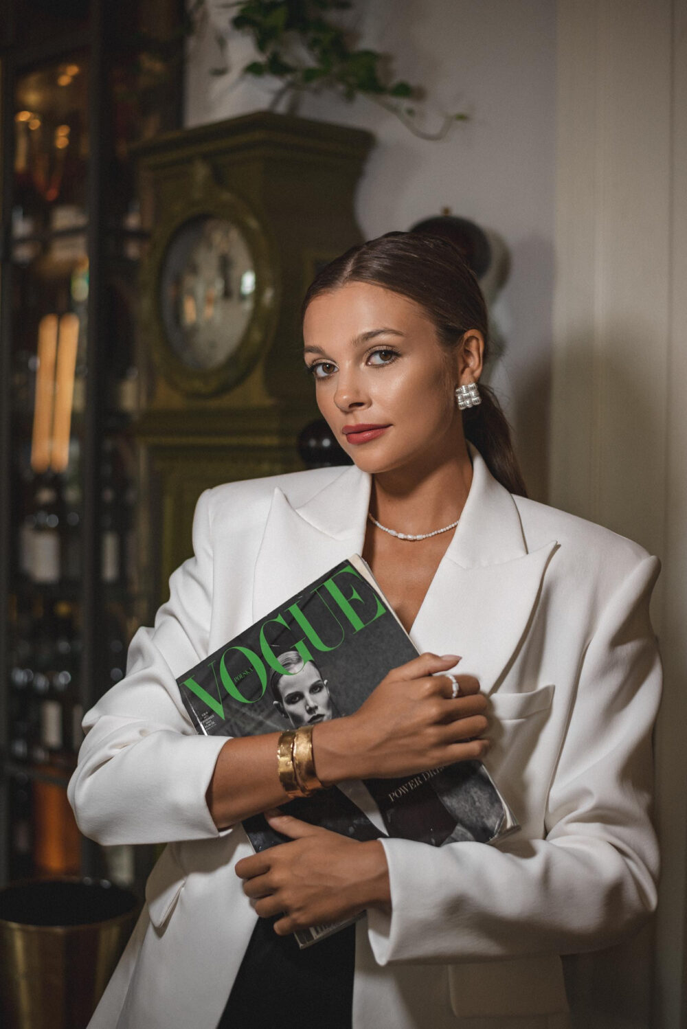 Srebrne kolczyki Mona