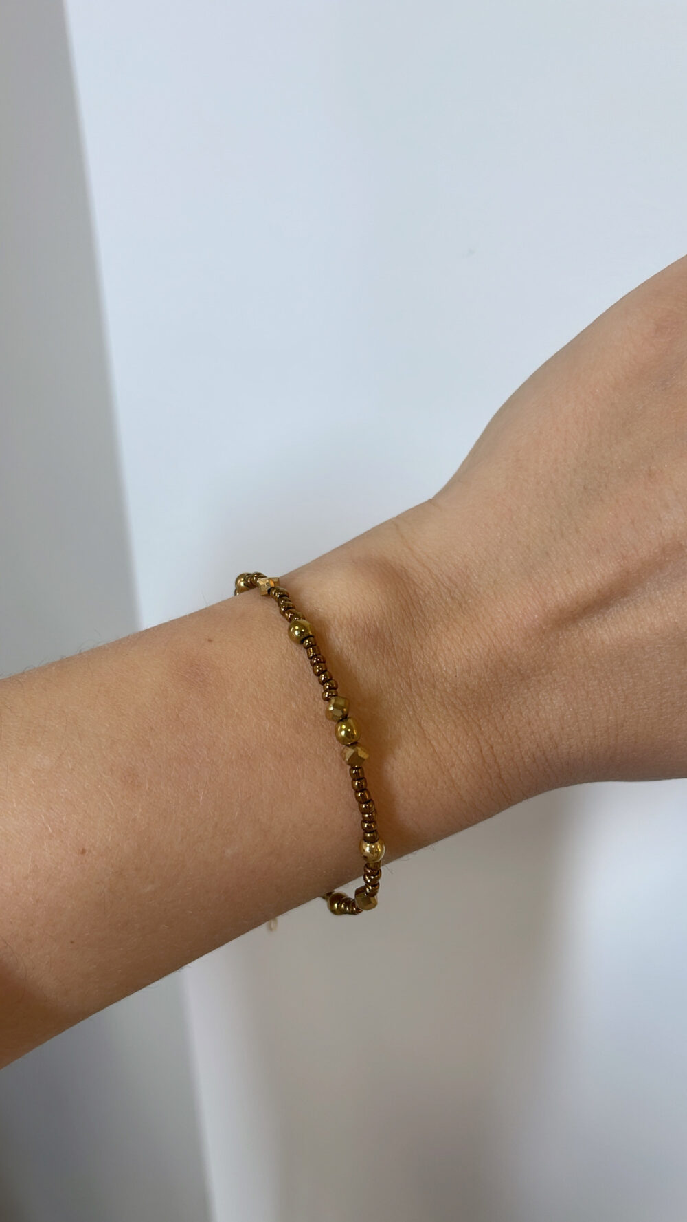 Bransoletka Złote hematyty