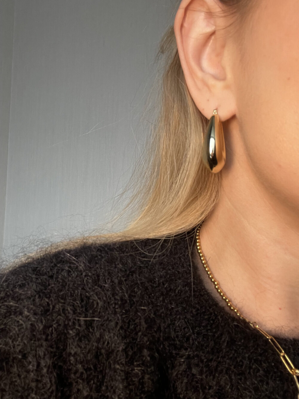 Kolczyki pozłacane Luiza