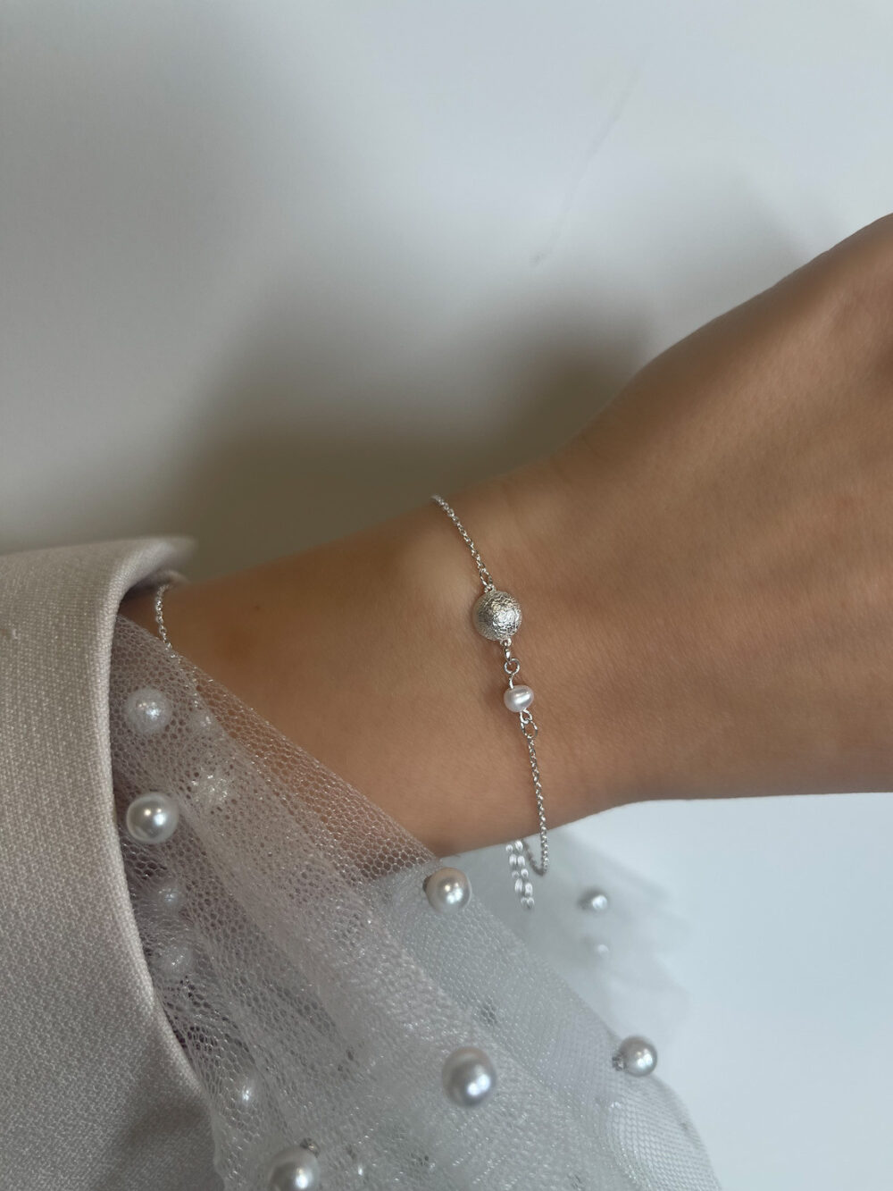 Srebrna bransoletka Pure Glow