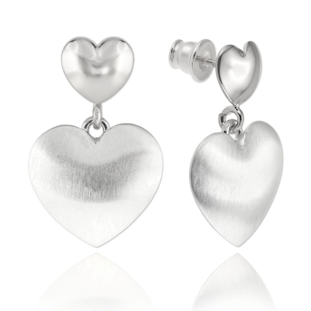 Kolczyki srebrne Amour