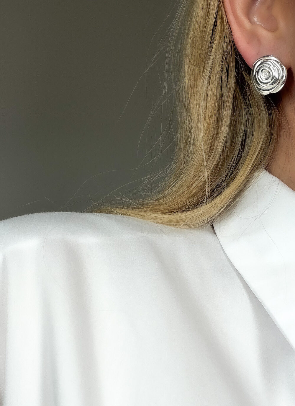 Kolczyki srebrne ROSE No.2