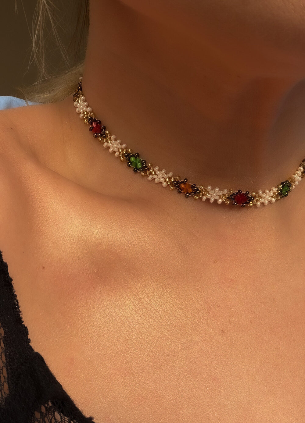 Choker  candy  Lacé